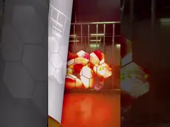 High Brightness Hexagon LED Display Full Color Creative Installation