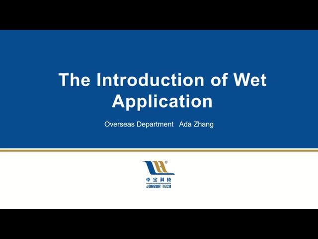 Wet Application (Self-adhesive Membrane Used Together with Wet Cement)