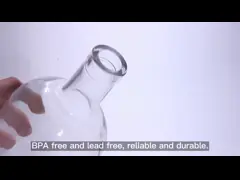 Стеклянные бутылки поставщик 25 унций тяжелые основы бутылки для комбучи 750 мл прозрачные Бордо стеклянные бутылки вина video