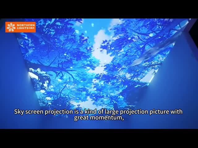 Sky Screen Projection VR Immersive Projector АР интерактивный цифровой проектор видео