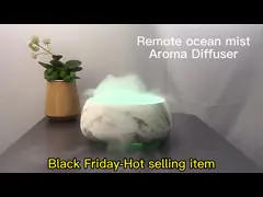 Домашний электрический ультразвуковой ароматный диффузор Юнхайский воздушный увлажнитель с распылением video