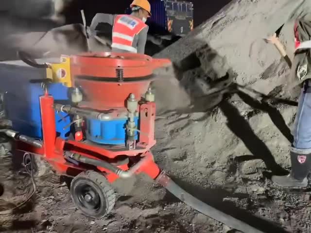 Mortar Spray Machine For Cement Shotcrete Spraying And Wall Plastering Shot Concrete Machine