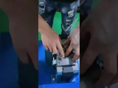 0.1-0.6 мм Медная проволока сварная машина 0,5 кг холодная сварочная машина video