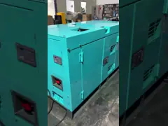 Автоматическое управление дизельного генератора Ючай 20 кВт Дизельный генератор открытого типа с электрической системой запуска 1500 оборотов в минуту video