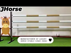 Competition Standard Horse Jumps Equipment Aluminum Material Long Lasting