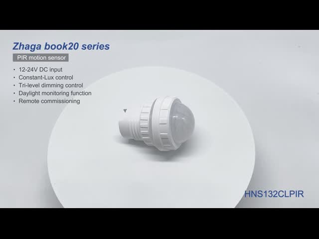 Controle remoto Sensor de movimento PIR Zhaga Book20 Sensor de luxo constante