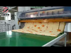 Многоцелевая компьютеризированная панельная резальная машина для матрасов с лентой video