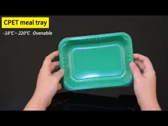 Origin Black CPET Plastic Food Container Recyclable ,CPET Trays Food Packaging