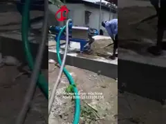 2ton Manure Processing System ISO , Chicken Manure Machine For Cleaning Manure Adela video