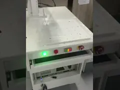 Высокоточный УФ лазерный маркер F160 Фокальная длина 100x100 Диапазон маркировки video