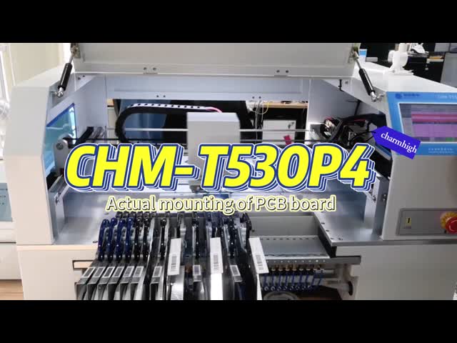 CHM-T530P4 8000cph Mounting Speed Precision Pick And Place Machine Single Phase Power Supply