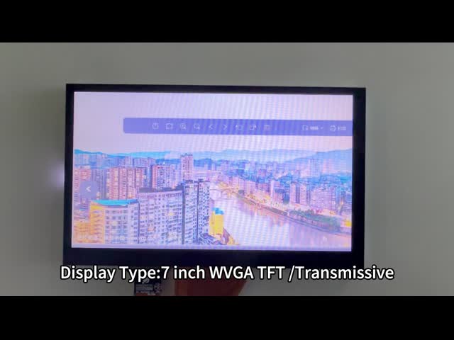 7 дюймовый TFT LCD модуль 1024x600 Дисплей для автомобилей с CPT Touch IPS широким углом просмотра видео