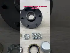 1000Lb 440 Болт Комплект оси прицепа Ступица Концевой узел шпинделя video