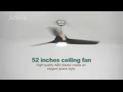 52-дюймовый потолочный вентилятор со светом и дистанционным управлением video