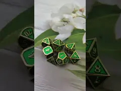 DND RPG Mini Metal Dice Running Group Game Для настольных игр с несколькими лицами video
