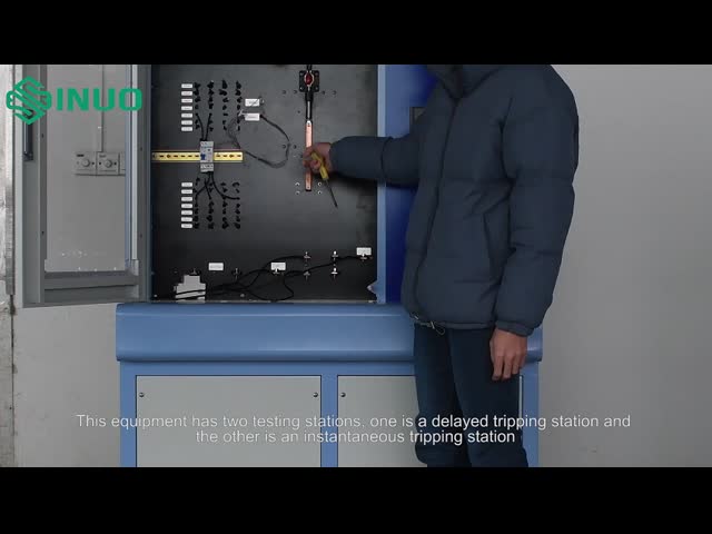 IEC 60898-1節9.10の遮断器のつまずきの特徴のための広範囲の試験装置