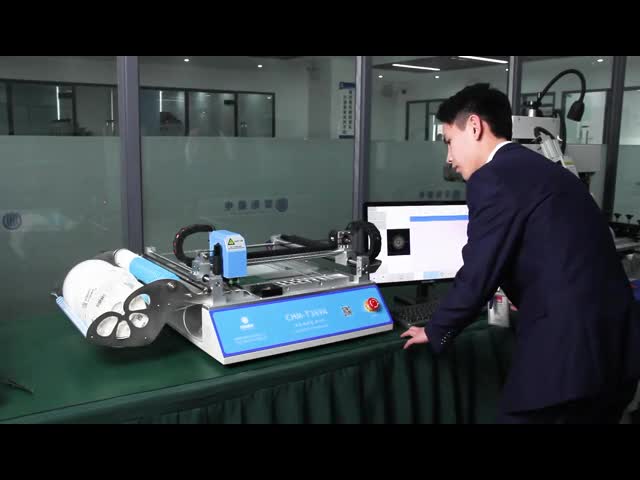 CHM-T36VA Маленькое устройство SMT с двумя головами для рабочего стола с встроенным вакуумным насосом