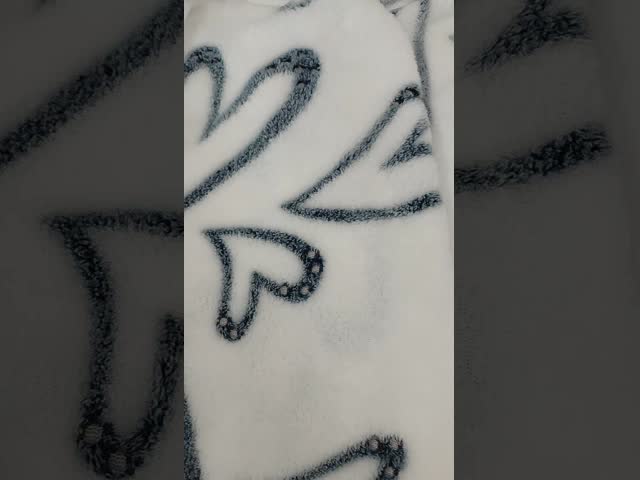 Knitted Flannel Fleece Anti Pill Fabric Brush 2 Side 150D video