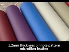 Patrón de agujero de microfibra de cuero para el interior del automóvil de cuero resistente a los arañazos