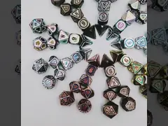 Массивный цветный металлический набор костей электрический меч мастерство дракон и подземелье video