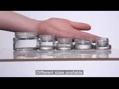 Роскошная стеклянная кружка с кремом для кожи 50 г 30 мл Пустая стеклянная кружка с кремом для кожи Косметическая кружка с крышками video