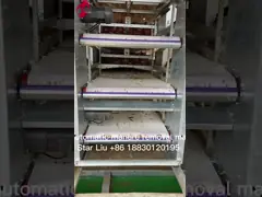 Полностью установленное автоматическое стальное углерода оборудования удаления позема шабера для звезды курятника video