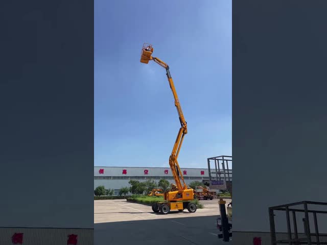 32M Aerial Work Platform Self Propelled Articulated Boom Lift Man lift