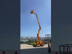 32M Платформа воздушной работы Самоходный суставный бумный подъемник video