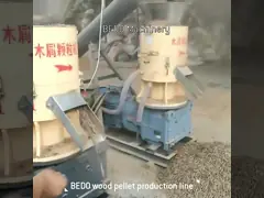 380V PLC Control Wood Pellet Machine Customized Pellet Press Machine