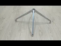 Chaise de bureau ergonomique à base métallique avec cadre en aluminium réglable en hauteur