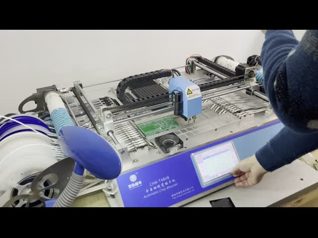 CHM-T48VB Desktop SMT Pick and Place Machine AC220V 300W 6000cph без обнаружения зрения