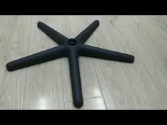 Black White Nylon Five Star Office Chair Swivel Base With 360 Degree Rotation