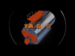 Горизонтальный паровой котел с трубой для огня дизельное топливо 10 тонн благоприятное video