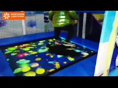 Интерактивная проекционная игра на крыше игровой площадки video