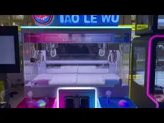 4 Players Crane Arcade Game Grab Gift Mini Claw Machine For 3-4 Inches Plush Toys video