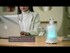 Диффузор масла на основе дерева из черного стекла DN-821 video