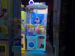 Подгонянная машина крана с лапой, сумасшедшая машина когтя игрушки 2 для торгового автомата подарка video