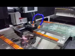 Лазерная буровая машина из стекла на 180 Вт 600*900 мм для резки кварцевого стекла video