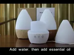 Портативный ультразвуковый увлажнитель воздуха с сенсорным управлением video