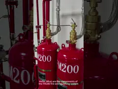 Gaseous Fire Suppression System FM200 Fire Suppression