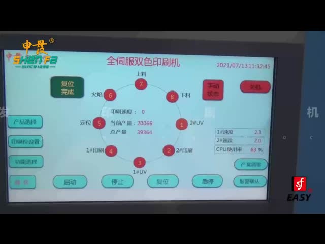 Automatic Servo 2 Colors Screen Printing Machine For Cosmetics Glass Flacons