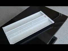 Надежная 1x2FT линейная лампа с высоким откосом с белым порошковым покрытием video