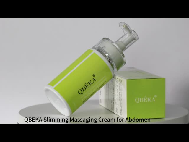 QBEKA Массажный крем для сжигания жира Массажный крем для похудения для брюшной полости Для женщин и мужчин видео