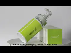 QBEKA Массажный крем для сжигания жира Массажный крем для похудения для брюшной полости Для женщин и мужчин video