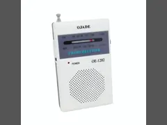 Размер до полудня радио 100g батареи использующий энергию портативный FM ABS с наушником Джек video