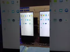 75-дюймовый стоявший LCD рекламный проигрыватель HDMI VGA USB входы video