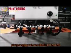 Машины для обработки бумаги с глубокой рельефной нагрузкой для различной толщины бумаги video