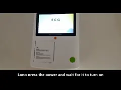 Машина электрокардиограммы кардиомонитора Ecg Ekg 3 каналов с программным обеспечением ПК