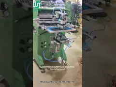 Impressora de tela curva Impressão de logotipo para garrafa de vidro