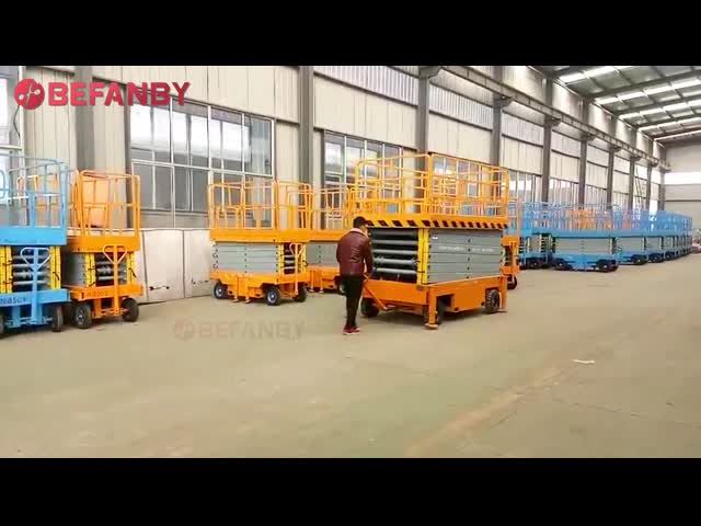 パーソナライズド 6m トラクション 水力シザーのリフトプラットフォーム